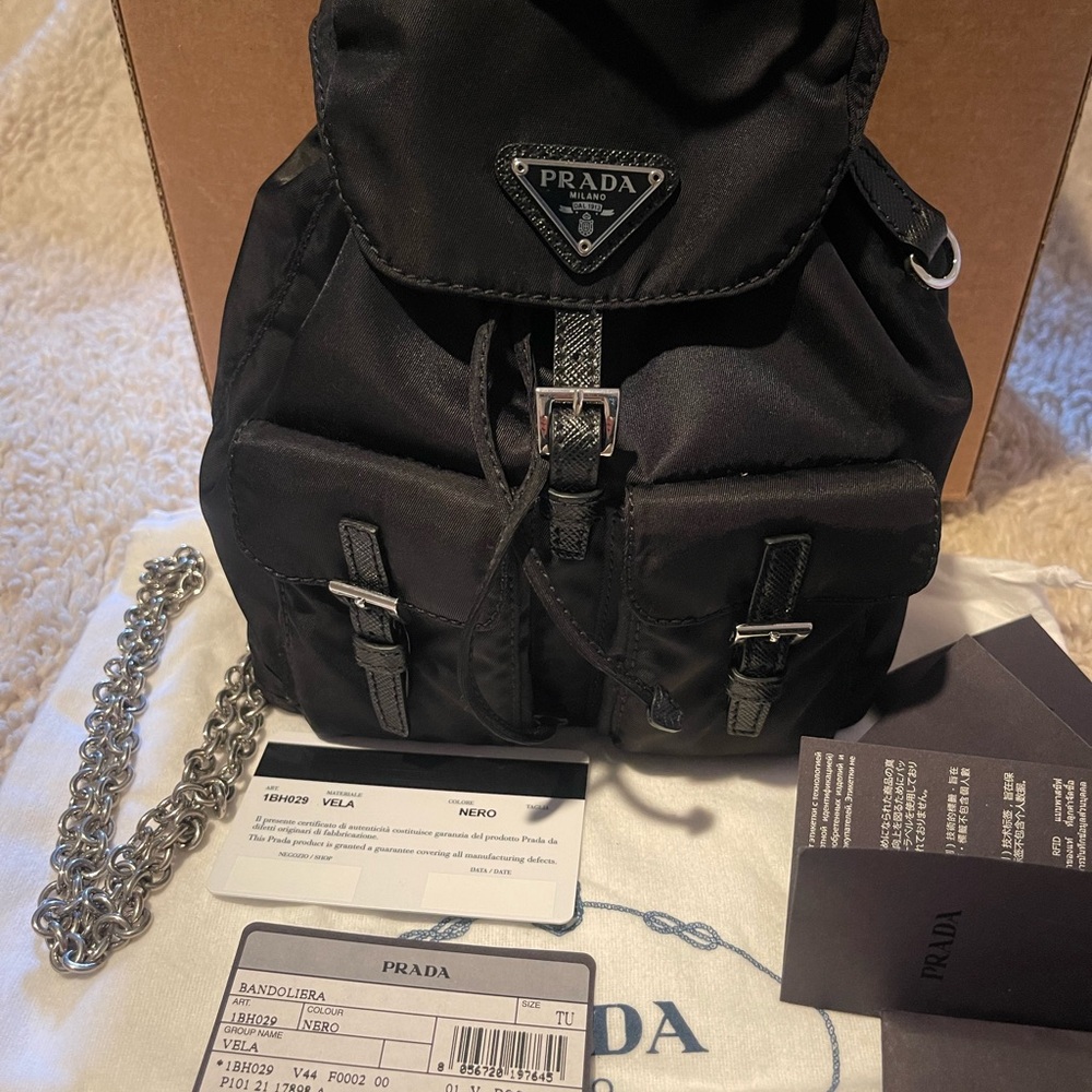 Prada Black Mini Bag Nylon